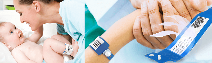 Armbänder mit selbstklebendem Schutz
