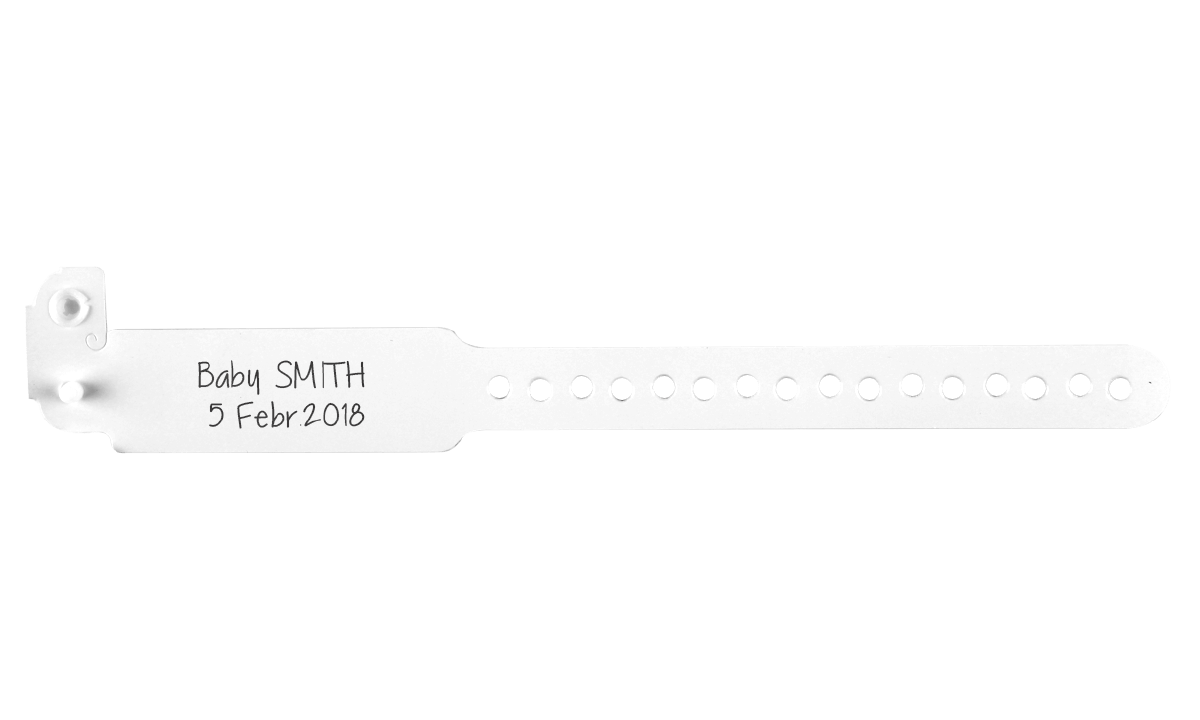 Direkt beschreibbare Sentry Superband-Armbänder – Kindergröße