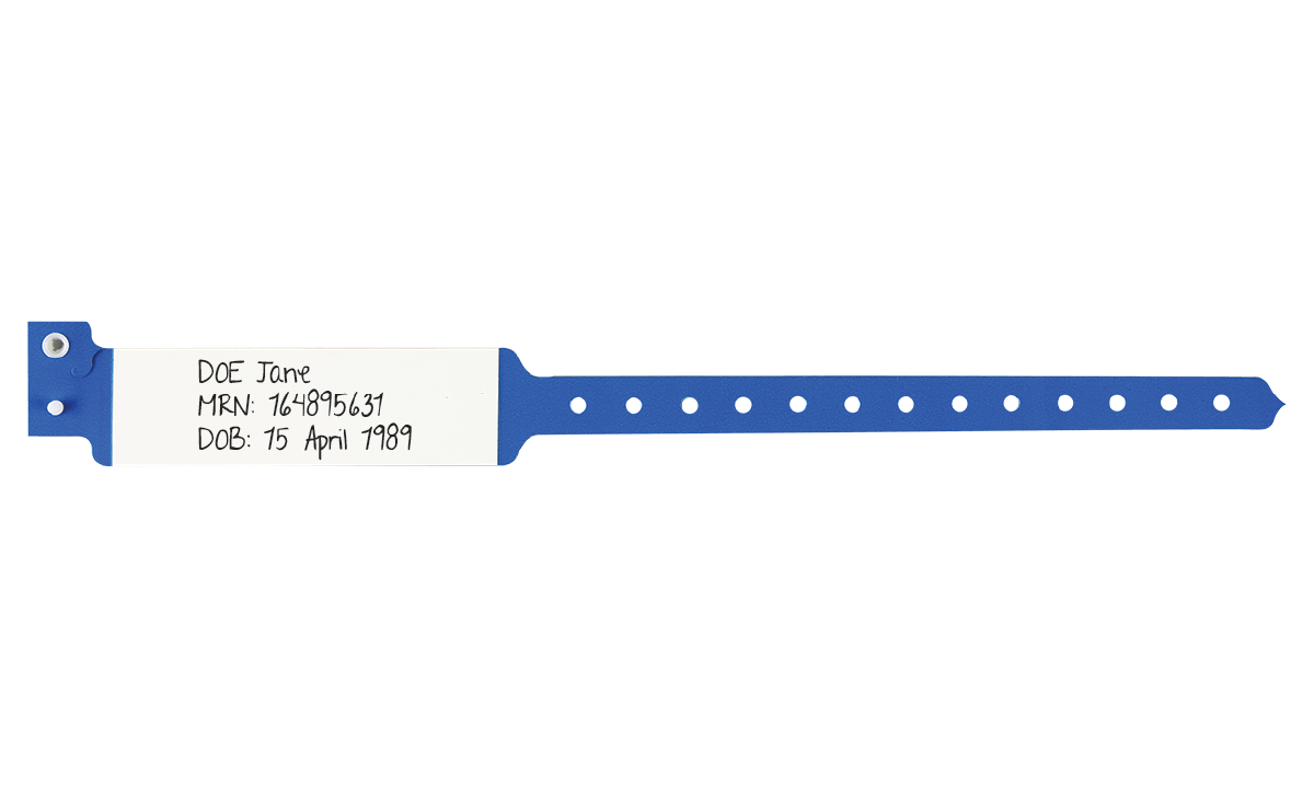 Direkt beschreibbare Sentry Superband-Armbänder – Erwachsenengröße