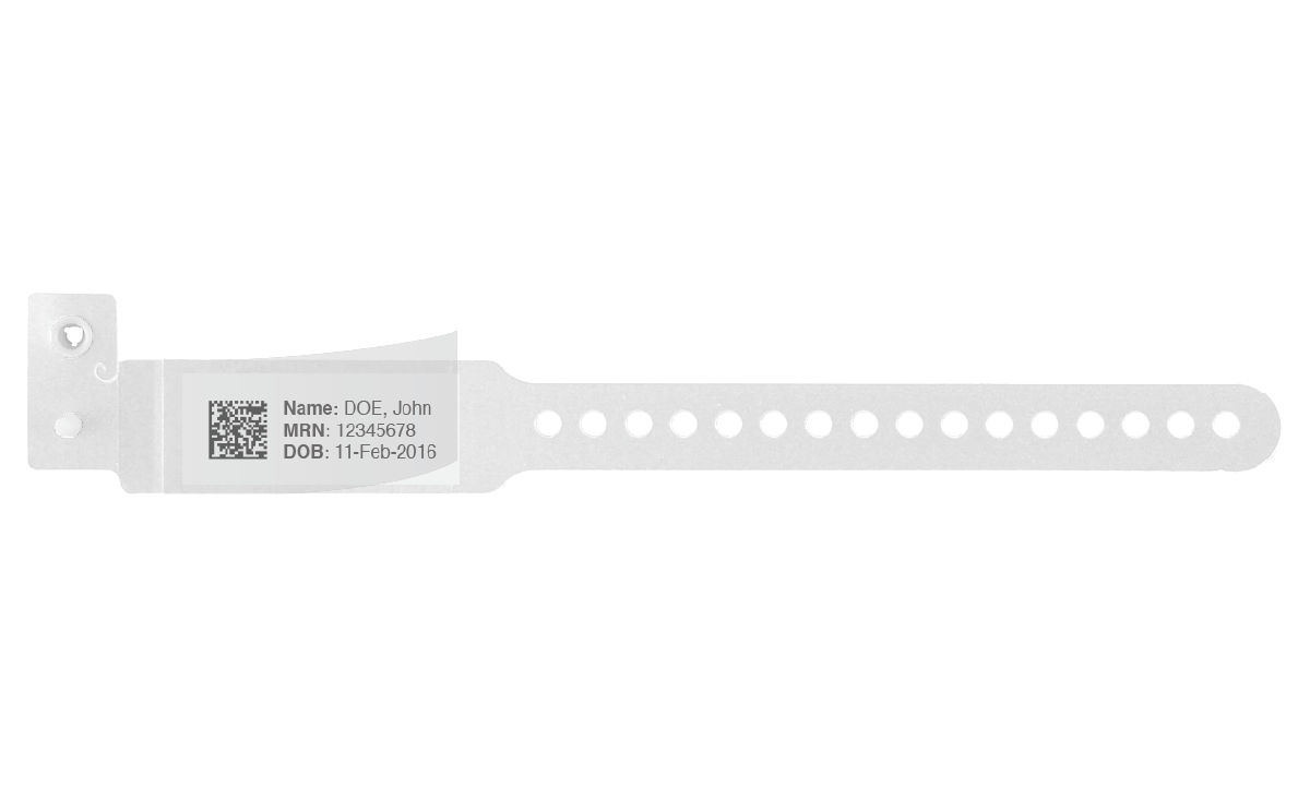 Sentry LabelBand-Armbänder mit selbstklebender Schutzfolie – Kindergröße