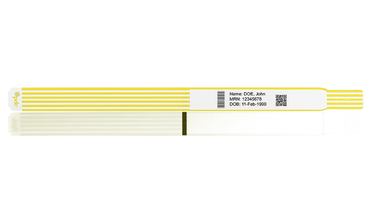 ScanBand Satin Thermodirektdruck-Armbänder – Erwachsenen-/Pädiatriegröße – 500 Armbänder