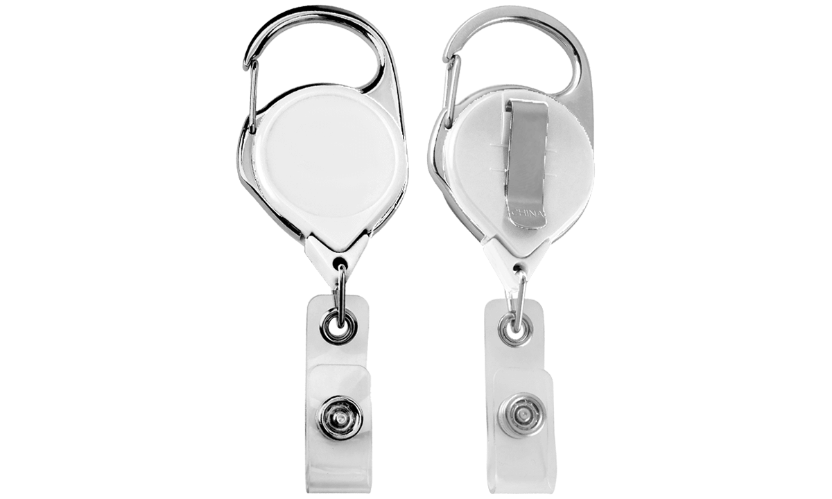 Unbewegliches Karabiner-Ausweisjojo mit mehreren Befestigungen