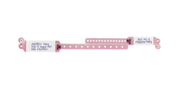 Direkt beschreibbare Speedi-Print-Mutter-Kind-Armbänder