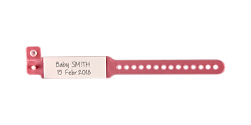 Direkt beschreibbare Speedi-Print-Armbänder – Kindergröße