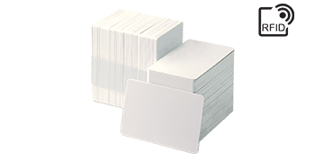Unbedruckte weisse PVC-Karten - 750 mic