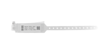 Sentry LabelBand-Armbänder mit selbstklebender Schutzfolie Erwachsenen-/Pädiatriegröße XL